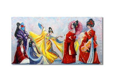 Moderne Figurenmalerei Menschen in Farbe – Atelier Culari Art
